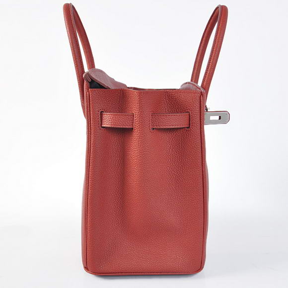 Hermes Birkin 35CM Tote Bags Smooth Togo Leather Bordeaux Silver Hermes Birkin 35CM Tote Bags Smooth Togo Leather Bordeaux Silver