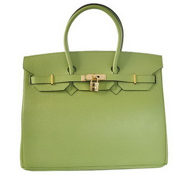 Hermes Birkin 35CM Tote Bags Smooth Togo Leather Green Golden Hermes Birkin 35CM Tote Bags Smooth Togo Leather Green Golden