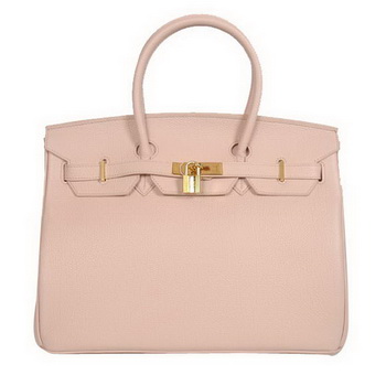 Hermes Birkin 35CM Tote Bags Smooth Togo Leather Pink Golden Hermes Birkin 35CM Tote Bags Smooth Togo Leather Pink Golden