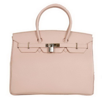 Hermes Birkin 35CM Tote Bags Smooth Togo Leather Pink Silver Hermes Birkin 35CM Tote Bags Smooth Togo Leather Pink Silver