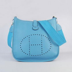 Hermes Evelyne Messenger Bag 6309 Light Blue Hermes Evelyne Messenger Bag 6309 Light Blue