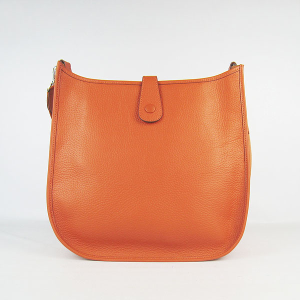Hermes Cowhide Evelyne Messenger Bag 6309 Orange Hermes Cowhide Evelyne Messenger Bag 6309 Orange