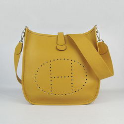 Hermes Cowhide Evelyne Messenger Bag 6309 Yellow Hermes Cowhide Evelyne Messenger Bag 6309 Yellow