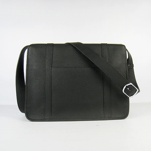 Hermes Jypsiere Togo Leather Messenger Bag H2810 Black Hermes Jypsiere Togo Leather Messenger Bag H2810 Black