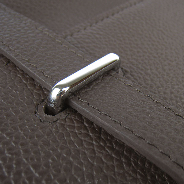 Hermes Jypsiere Togo Leather Messenger Bag Dark Coffee Hermes Jypsiere Togo Leather Messenger Bag Dark Coffee