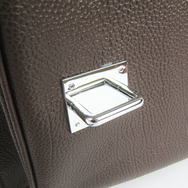 Hermes Jypsiere Togo Leather Messenger Bag Dark Coffee Hermes Jypsiere Togo Leather Messenger Bag Dark Coffee