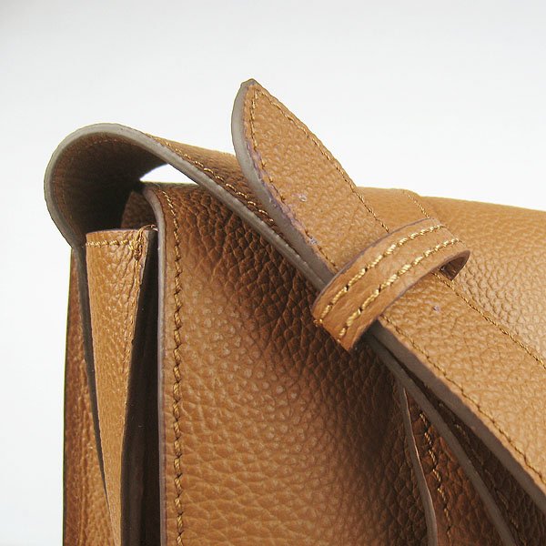 Hermes Jypsiere Togo Leather Messenger Bag H2810 Light Coffee Hermes Jypsiere Togo Leather Messenger Bag H2810 Light Coffee