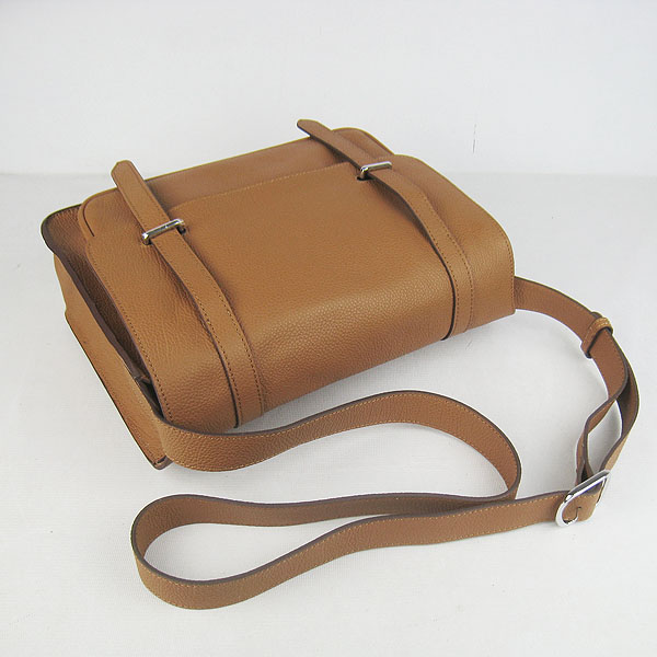 Hermes Jypsiere Togo Leather Messenger Bag H2810 Light Coffee Hermes Jypsiere Togo Leather Messenger Bag H2810 Light Coffee