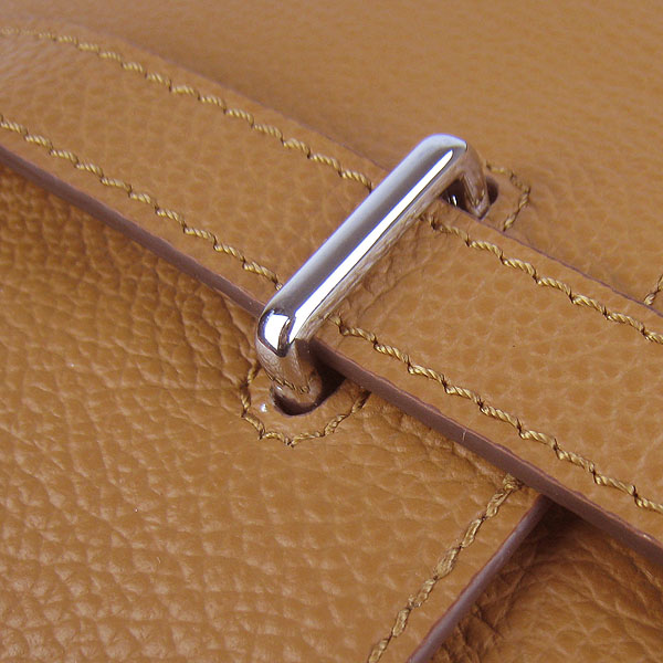 Hermes Jypsiere Togo Leather Messenger Bag H2810 Light Coffee Hermes Jypsiere Togo Leather Messenger Bag H2810 Light Coffee