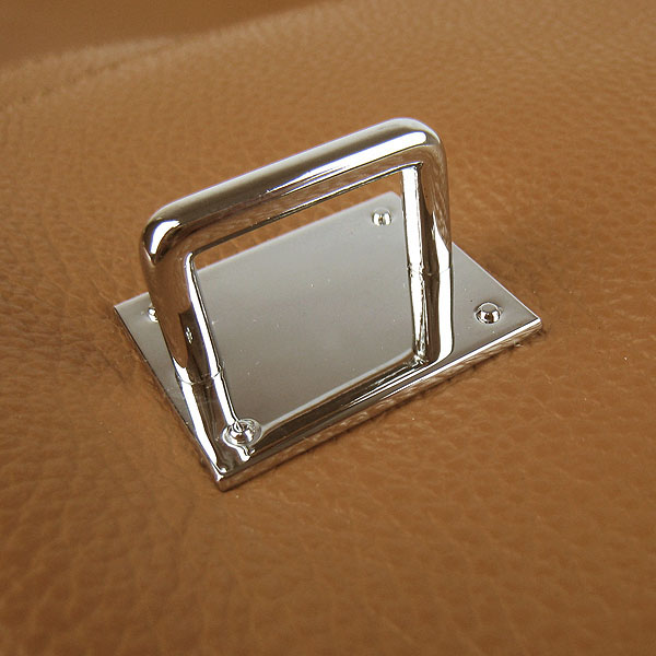 Hermes Jypsiere Togo Leather Messenger Bag H2810 Light Coffee Hermes Jypsiere Togo Leather Messenger Bag H2810 Light Coffee