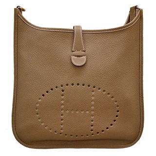 Hermes Evelyn II PM Clemens Etoupu silver hardware Hermes Evelyn II PM Clemens Etoupu silver hardware