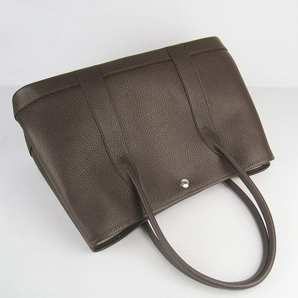 Hermes Jumbo Garden Party Bag Dark Coffee Hermes Jumbo Garden Party Bag Dark Coffee