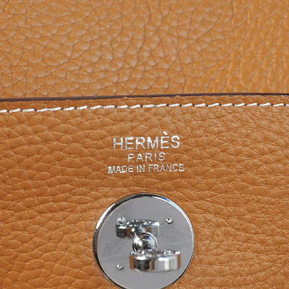 Hermes Lindy 30CM Havanne Handbags 1057 Camel Leather Silver Hardware Hermes Lindy 30CM Havanne Handbags 1057 Camel Leather Silver Hardware