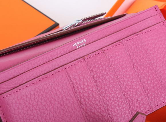 Hermes Bearn Japonaise Bi-Fold A208 Roseo Hermes Bearn Japonaise Bi-Fold A208 Roseo