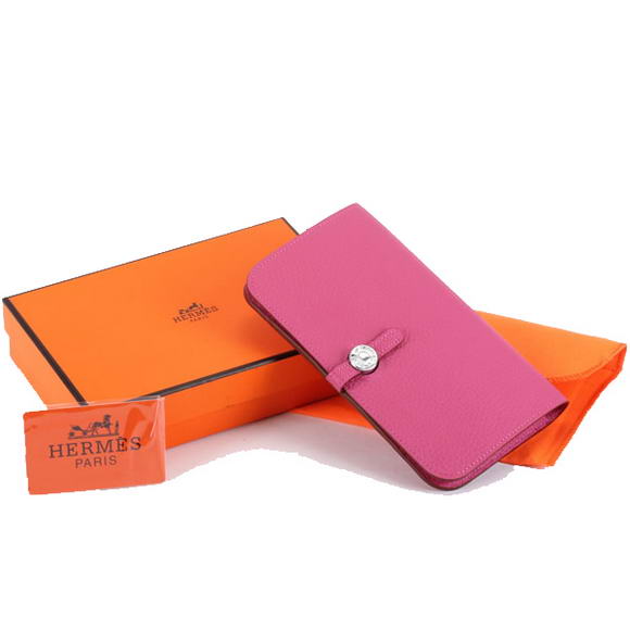 Hermes Dogon Combined Wallets A508 Roseo Hermes Dogon Combined Wallets A508 Roseo