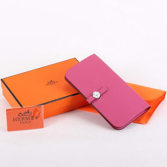Hermes Dogon Combined Wallets A508 Roseo Hermes Dogon Combined Wallets A508 Roseo