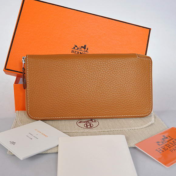 Hermes Evelyn Long Wallet Zip Purse A808 Camel Hermes Evelyn Long Wallet Zip Purse A808 Camel