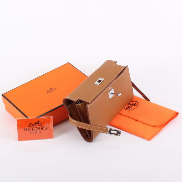 Hermes Kelly Bi-Fold Wallet A708 Coffee Hermes Kelly Bi-Fold Wallet A708 Coffee