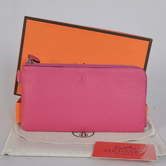 Hermes Zipper Cards Wallet Togo Leather A908 Peach Hermes Zipper Cards Wallet Togo Leather A908 Peach