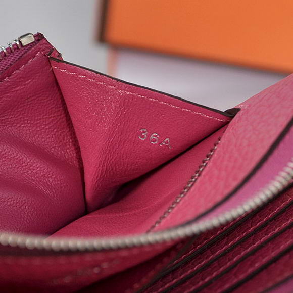 Hermes Zipper Cards Wallet Togo Leather A908 Peach Hermes Zipper Cards Wallet Togo Leather A908 Peach