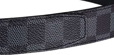 Louis Vuitton Cut Long Reversible Damier Graphite Belts M9638Q Louis Vuitton Cut Long Reversible Damier Graphite Belts M9638Q