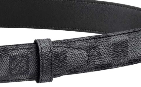 Louis Vuitton Damier Graphite Belts M9636Q Louis Vuitton Damier Graphite Belts M9636Q