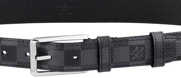Louis Vuitton Damier Graphite Belts M9636Q Louis Vuitton Damier Graphite Belts M9636Q