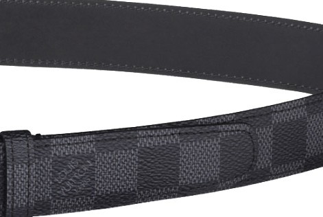 Louis Vuitton Graphite Ellipse Belt M6821S Louis Vuitton Graphite Ellipse Belt M6821S