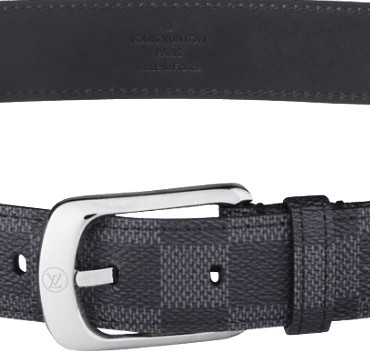 Louis Vuitton Graphite Ellipse Belt M6821S Louis Vuitton Graphite Ellipse Belt M6821S