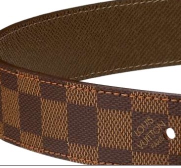 Louis Vuitton Inventeur Damier Ebene Reversible Belt M9677Q Louis Vuitton Inventeur Damier Ebene Reversible Belt M9677Q
