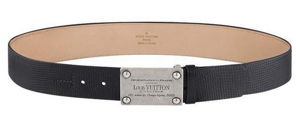 Louis Vuitton Inventeur Utah leather Belt M9813Q Louis Vuitton Inventeur Utah leather Belt M9813Q