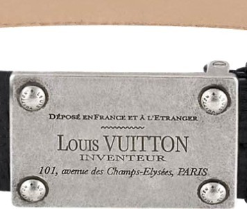 Louis Vuitton Inventeur Utah leather Belt M9813Q Louis Vuitton Inventeur Utah leather Belt M9813Q