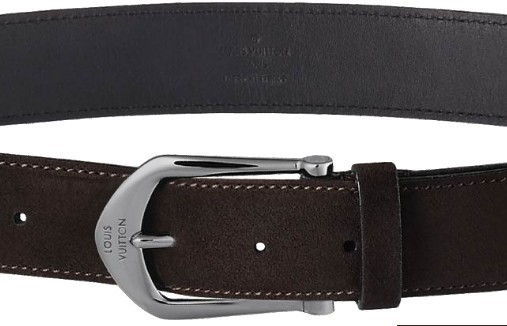 Louis Vuitton suede calf leather belt M6836S Louis Vuitton suede calf leather belt M6836S