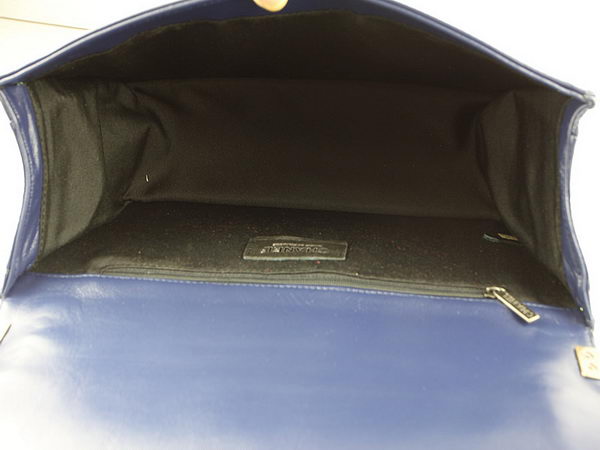 Chanel A67026 Royalblue Large Le Boy Flap Shoulder Bag Silver Chanel A67026 Royalblue Large Le Boy Flap Shoulder Bag Silver