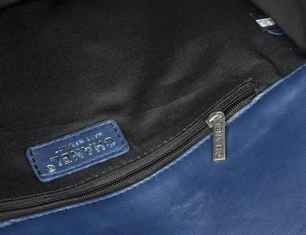 Chanel A67087 Royalblue Sheepskin Leather Le Boy Flap Shoulder Bag Chanel A67087 Royalblue Sheepskin Leather Le Boy Flap Shoulder Bag