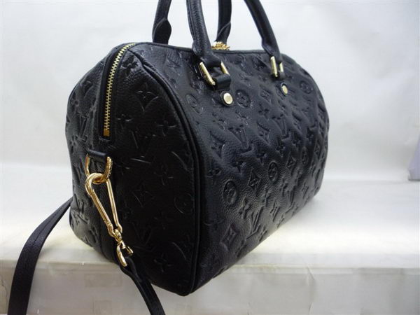 Louis Vuitton Monogram Empreinte Speedy 30 M40762 Black Louis Vuitton Monogram Empreinte Speedy 30 M40762 Black