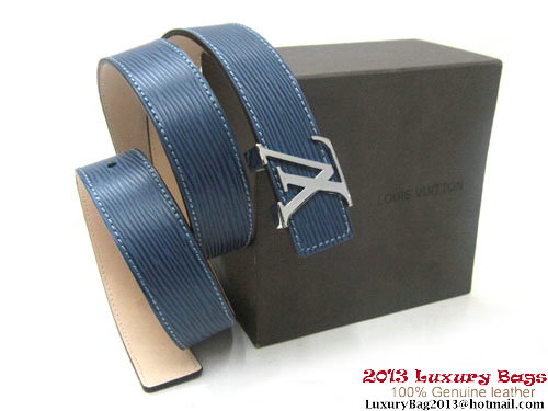 Louis Vuitton Epi Leather Belts M9606V Blue Louis Vuitton Epi Leather Belts M9606V Blue