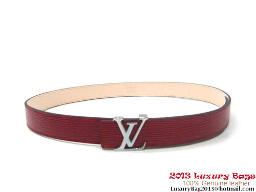 Louis Vuitton Epi Leather Belts M9606V Red Louis Vuitton Epi Leather Belts M9606V Red