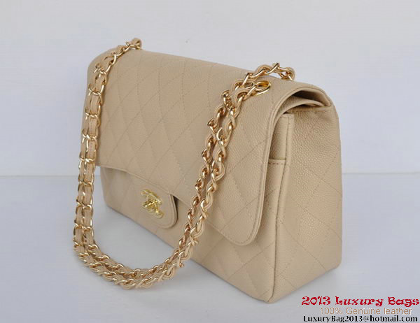 Chanel Jumbo Quilted Classic Cannage Patterns Flap Bag A58600 Apricot Gold Chanel Jumbo Quilted Classic Cannage Patterns Flap Bag A58600 Apricot Gold