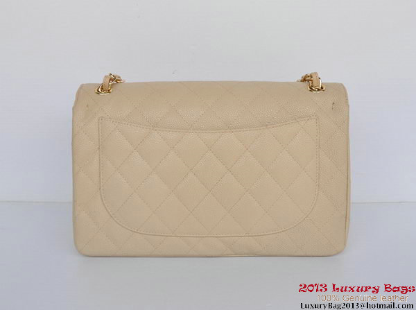 Chanel Jumbo Quilted Classic Cannage Patterns Flap Bag A58600 Apricot Gold Chanel Jumbo Quilted Classic Cannage Patterns Flap Bag A58600 Apricot Gold
