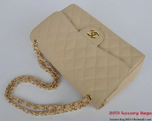 Chanel Jumbo Quilted Classic Cannage Patterns Flap Bag A58600 Apricot Gold Chanel Jumbo Quilted Classic Cannage Patterns Flap Bag A58600 Apricot Gold