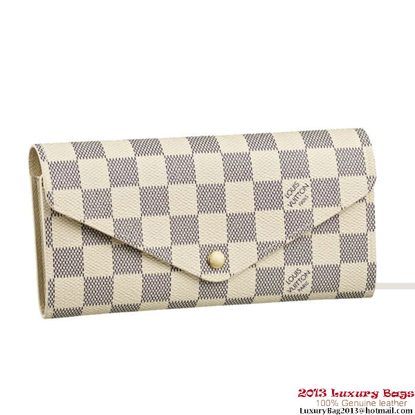 Louis Vuitton Damier Azur Canvas Josephine Wallet N63020 Louis Vuitton Damier Azur Canvas Josephine Wallet N63020