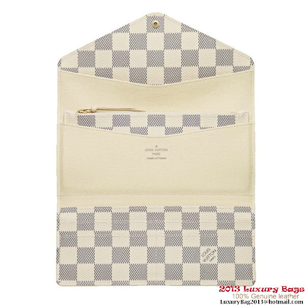 Louis Vuitton Damier Azur Canvas Josephine Wallet N63020 Louis Vuitton Damier Azur Canvas Josephine Wallet N63020