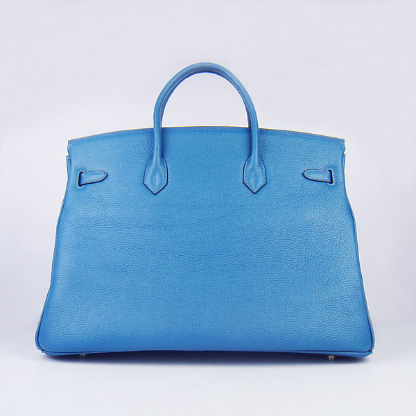 Hermes Birkin 6099 40CM Togo Bag Blue Gold padlock Hermes Birkin 6099 40CM Togo Bag Blue Gold padlock