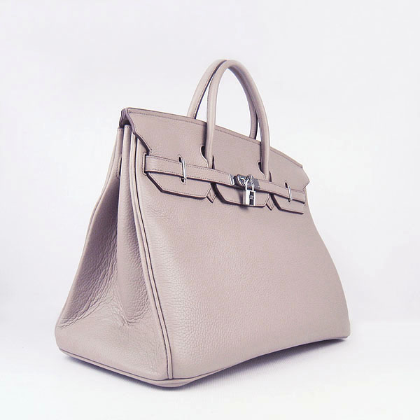 Hermes Birkin 40CM Togo Bag Grey 6099 Silver Hermes Birkin 40CM Togo Bag Grey 6099 Silver