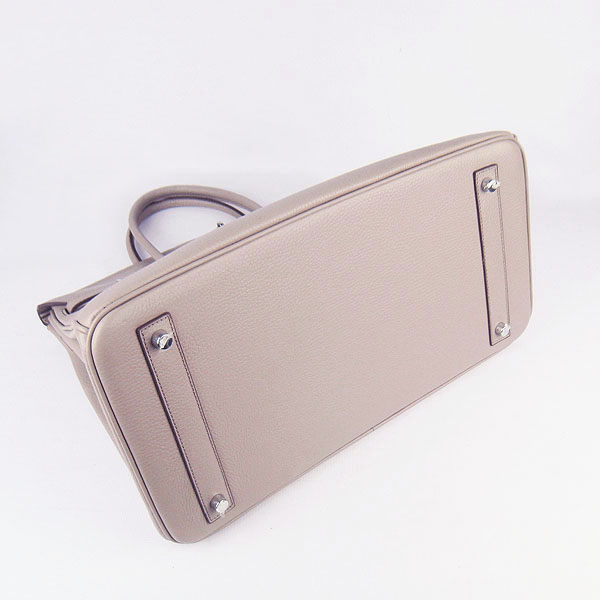 Hermes Birkin 40CM Togo Bag Grey 6099 Silver Hermes Birkin 40CM Togo Bag Grey 6099 Silver