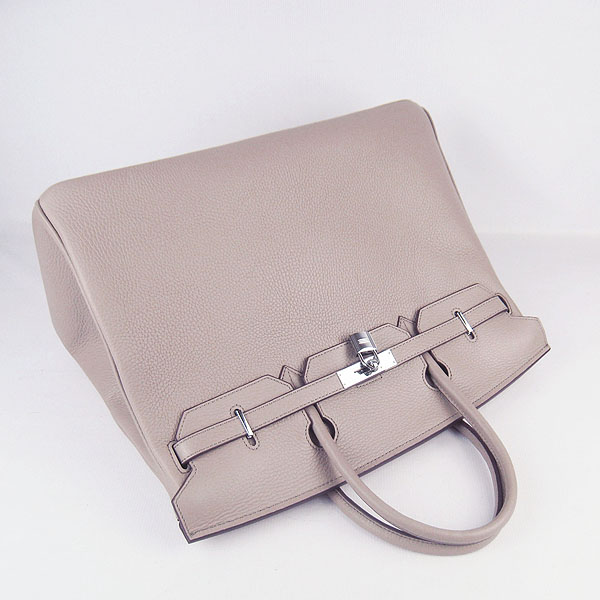 Hermes Birkin 40CM Togo Bag Grey 6099 Silver Hermes Birkin 40CM Togo Bag Grey 6099 Silver