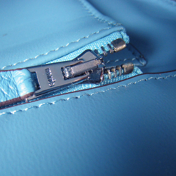 Hermes Birkin 40CM Togo Bag Light Blue 6099 Silver Hermes Birkin 40CM Togo Bag Light Blue 6099 Silver