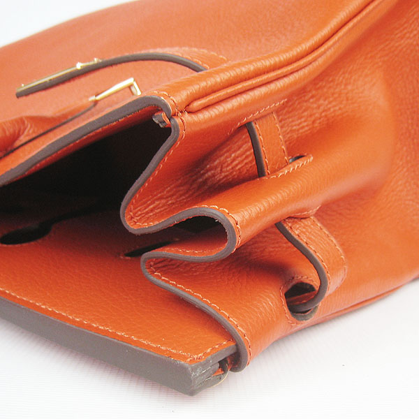 Hermes Birkin 40CM Togo Bag Orange 6099 Gold Hermes Birkin 40CM Togo Bag Orange 6099 Gold