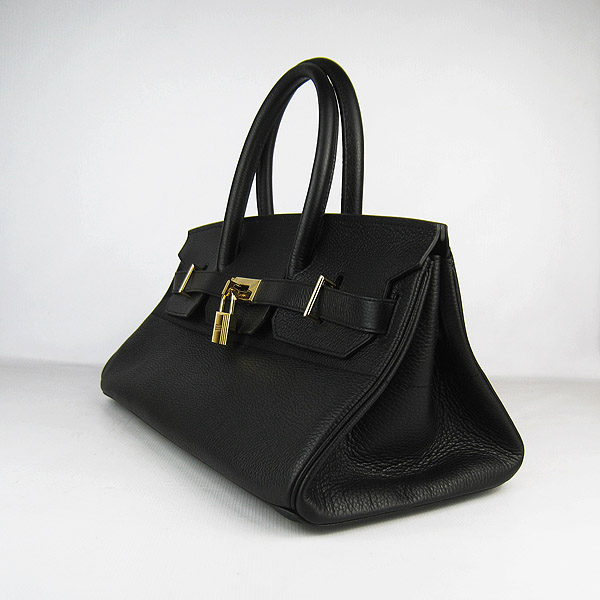 Hermes Birkin 6109 Togo Leather Bag Black 42cm Gold Hermes Birkin 6109 Togo Leather Bag Black 42cm Gold
